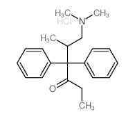 Isomethadone Hydrochloride Structure