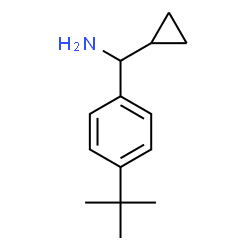 (4-tert-butylphenyl)(cyclopropyl)methanamine Structure