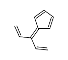 5-penta-1,4-dien-3-ylidenecyclopenta-1,3-diene结构式