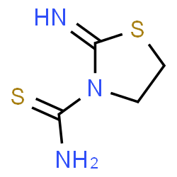 3-Thiazolidinecarbothioamide,2-imino- Structure