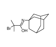 N1-(1-ADAMANTYL)-2-BROMO-2-METHYLPROPANAMIDE结构式