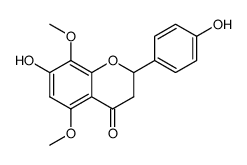 7,4'-dihydroxy-5,8-dimethoxyflavanone结构式