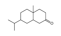 4a-methyl-7-propan-2-yl-decalin-2-one结构式