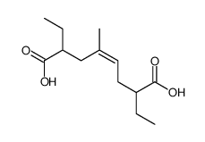 2,7-diethyl-4-methyloct-4-enedioic acid Structure