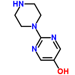 2-Piperazin-1-ylpyrimidin-5-ol structure