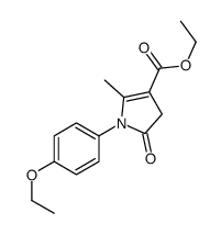 ethyl 1-(4-ethoxyphenyl)-5-methyl-2-oxo-3H-pyrrole-4-carboxylate Structure