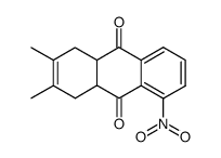 5-nitro-2,3-dimethyl-1,4,4a,9a-tetrahydroanthraquinone Structure
