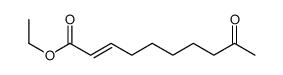 ethyl 9-oxodec-2-enoate Structure