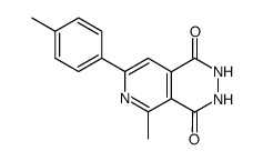 5-methyl-7-p-tolyl-2,3-dihydro-pyrido[3,4-d]pyridazine-1,4-dione结构式