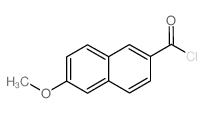 2-Methoxy-6-naphthalenecarboxylic acid chloride结构式