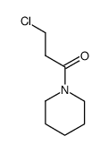 3-氯-1-(哌啶-1-基)丙-1-酮结构式