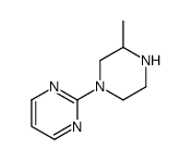 Pyrimidine, 2-(3-methyl-1-piperazinyl)- (9CI) structure