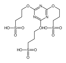 3-[[4,6-bis(3-sulfopropoxy)-1,3,5-triazin-2-yl]oxy]propane-1-sulfonic acid Structure