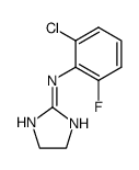 N-(2-Chloro-6-fluorophenyl)-4,5-dihydro-1H-imidazole-2-amine Structure