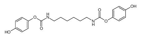 N,N'-hexanediyl-di(carbamic acid (4-hydroxyphenyl) ester) Structure