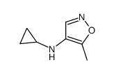5-methyl-4-(N-cyclopropylamino)isoxazole结构式