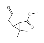 methyl 3-(2 -oxopropyl) 2,2-dimethyl cyclopropane carboxylate结构式