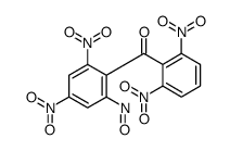 (2,4-dinitro-6-nitrosophenyl)-(2,6-dinitrophenyl)methanone结构式