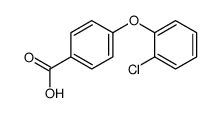 4-(2-Chlorophenoxy)benzoic acid structure