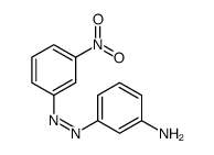 3-[(3-nitrophenyl)diazenyl]aniline Structure