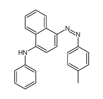 4-[(4-methylphenyl)diazenyl]-N-phenylnaphthalen-1-amine Structure