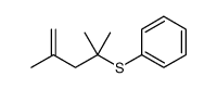 2,4-dimethylpent-4-en-2-ylsulfanylbenzene Structure