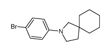 2-(4-bromophenyl)-2-azaspiro[4.5]decane Structure