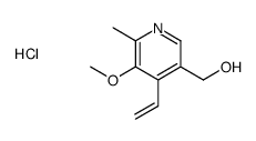 (4-ethenyl-5-methoxy-6-methylpyridin-3-yl)methanol,hydrochloride结构式