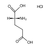 D-glutamic acid hydrochloride Structure