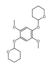 2,5-Dimethoxy-hydrochinon-di-[tetrahydropyranyl-(2)-aether] Structure