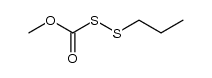 (disulfido)carbonic acid O-methyl ester SS-propyl ester Structure