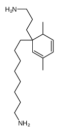 8-[1-(3-aminopropyl)-3,6-dimethylcyclohexa-2,4-dien-1-yl]octan-1-amine Structure