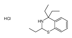 2,4,4-triethyl-2,3-dihydro-1,3-benzothiazine,hydrochloride Structure