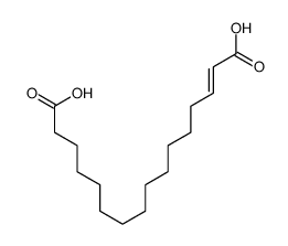 hexadec-2-enedioic acid结构式