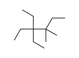 3,3-diethyl-4,4-dimethylhexane Structure