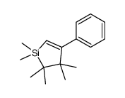 1,1,2,2,3,3-hexamethyl-4-phenylsilole Structure