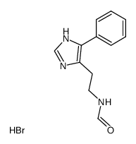 N-[2-(5-Phenyl-1H-imidazol-4-yl)-ethyl]-formamide; hydrobromide结构式