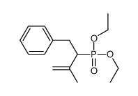 (2-diethoxyphosphoryl-3-methylbut-3-enyl)benzene Structure