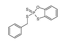 2-benzylsulfanyl-2-sulfanylidene-1,3,2λ5-benzoxathiaphosphole结构式