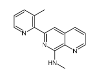 N-methyl-6-(3-methylpyridin-2-yl)-1,7-naphthyridin-8-amine Structure
