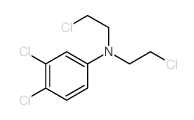 3,4-dichloro-N,N-bis(2-chloroethyl)aniline Structure