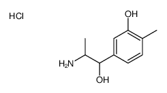 [1-hydroxy-1-(3-hydroxy-4-methylphenyl)propan-2-yl]azanium,chloride结构式