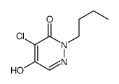 2-butyl-4-chloro-5-hydroxypyridazin-3-one Structure