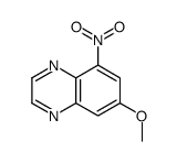 Quinoxaline, 7-methoxy-5-nitro-结构式