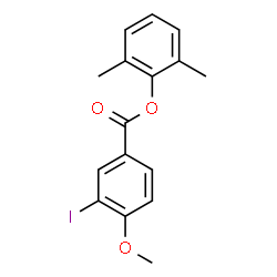 2,6-Dimethylphenyl 3-iodo-4-methoxybenzoate structure