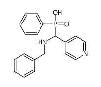 [(benzylamino)-pyridin-4-ylmethyl]-phenylphosphinic acid Structure