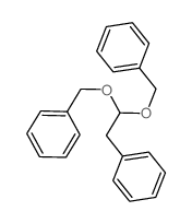 Benzene,1,1'-[(2-phenylethylidene)bis(oxymethylene)]bis- Structure