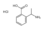 2-(1-Aminoethyl)benzoic acid hydrochloride structure