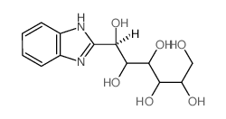 (1R)-1-(1H-benzoimidazol-2-yl)hexane-1,2,3,4,5,6-hexol structure