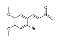2-Bromo-4,5-dimethoxy-1-(2-nitroethenyl)-benzene picture